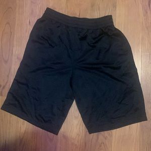 Boys black shorts size 10-12